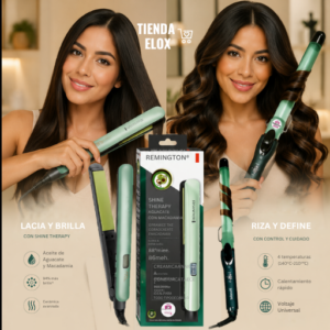 Plancha de Cabello y Pinza Remi