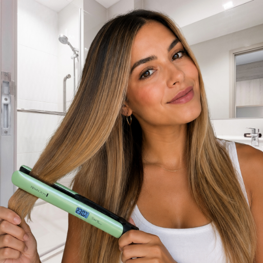Plancha + Cepillo Secador Remil 6