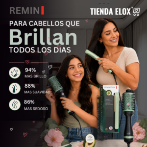Plancha + Cepillo Secador Remin